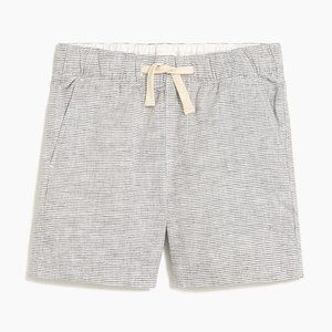 Boys' pull-on short in linen-cotton size 5